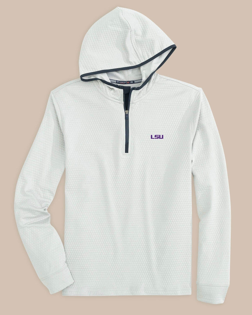 LSU Tigers Scuttle Heather Quarter Zip Hoodie